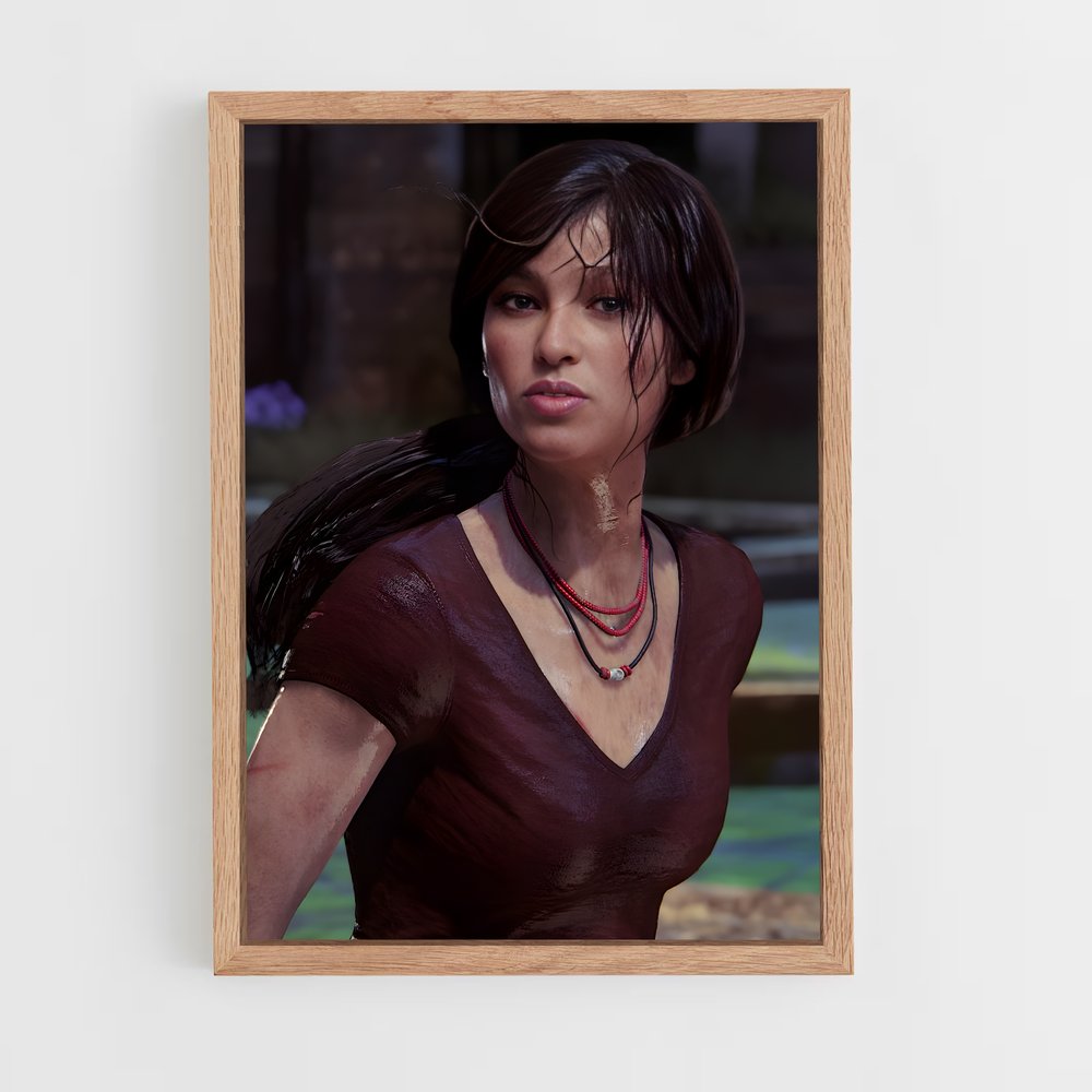 Poster L'Aventure de Chloe – affiche Uncharted (vue 4)